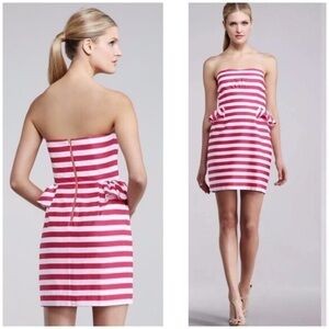 Lilly Pulitzer Maybell Striped Ruffle Peplum Dress​​​​​